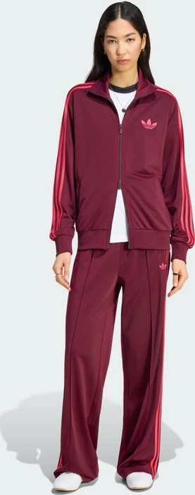 adidas Firebird Track Top Loose Trainingsjacke maroon/power pink (Damen)