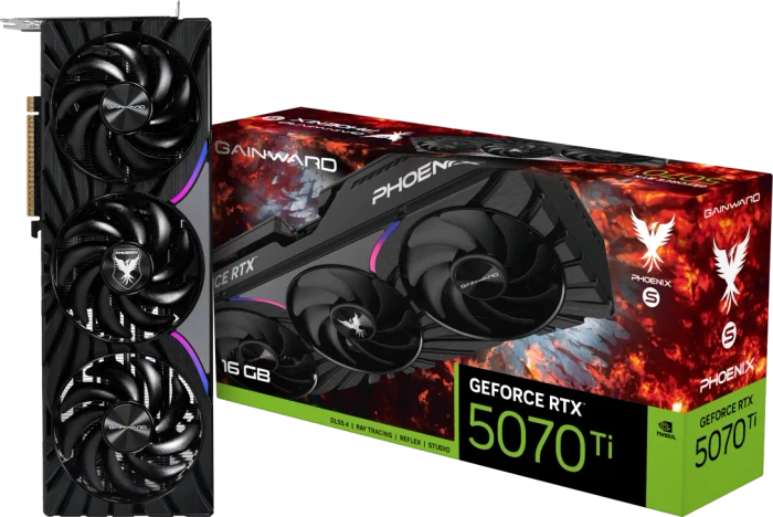 Gainward GeForce RTX 5070 Ti Phoenix-S, 16GB GDDR7, HDMI, 3x DP