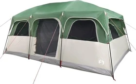 vidaXL 10 Personen Familienzelt grün