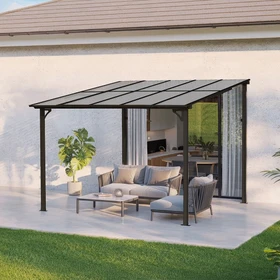Home Deluxe Eco Terrassenüberdachung 300x300cm