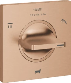 Grohe Allure 3-Wege Umstellung warm sunset gebürstet
