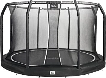 Salta Premium 366cm Bodentrampolin schwarz
