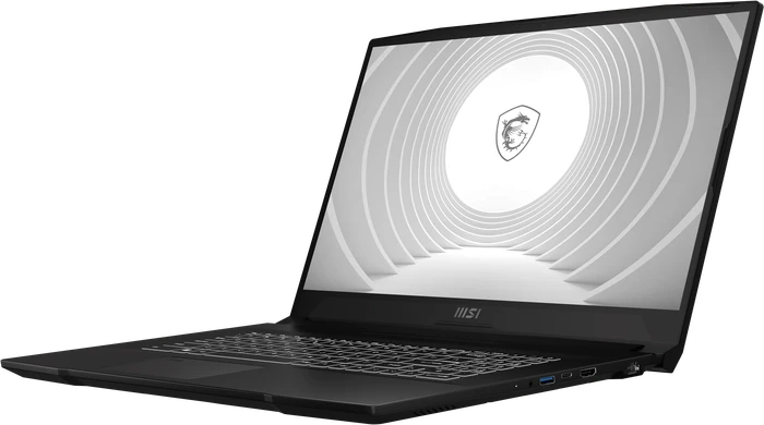 MSI CreatorPro M17 A12UJS-206, Core Black, Core i7-12700H, 32GB RAM, 1TB SSD, RTX A2000, DE