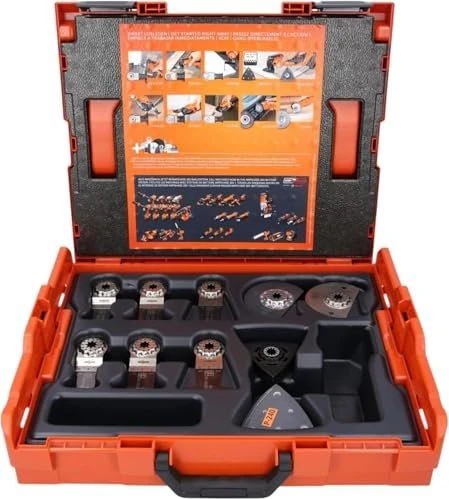 Fein Starlock Zubehörset für Multifunktionswerkzeug inkl. L-Boxx, 34-tlg.