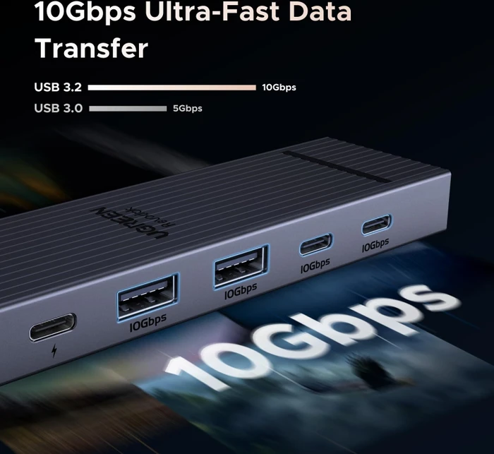 Ugreen Revodok Pro 106, USB-C 3.1 [Stecker]