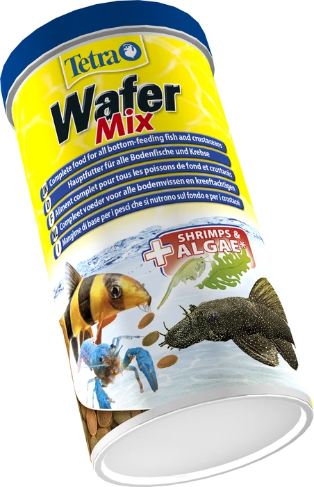 Tetra Wafer Mix Hauptfutter für Bodenfische und Krebse, 480g, 1l
