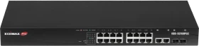 Edimax Pro IGS-1 Industrial Rackmount Gigabit Smart Switch, 16x RJ-45, 2x RJ-45/SFP, 360W PoE+ (IGS-5218PLC)