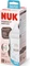 NUK NUK Perfect Match Trinkflasche mit weichem Silikon-Trinksauger, 3+M, 230ml, weiß Vorschaubild