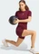 adidas Techfit Training Kompressionsshirt kurzarm maroon (Damen) Vorschaubild