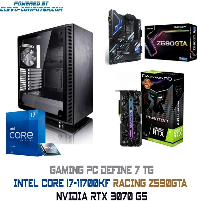 Clevo GPCD7TG, Core i7-11700KF, 32GB RAM, 512GB SSD, GeForce RTX 3070
