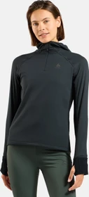 Odlo X-Alp Trail Half Zip Hooded Laufshirt langarm schwarz (Damen)