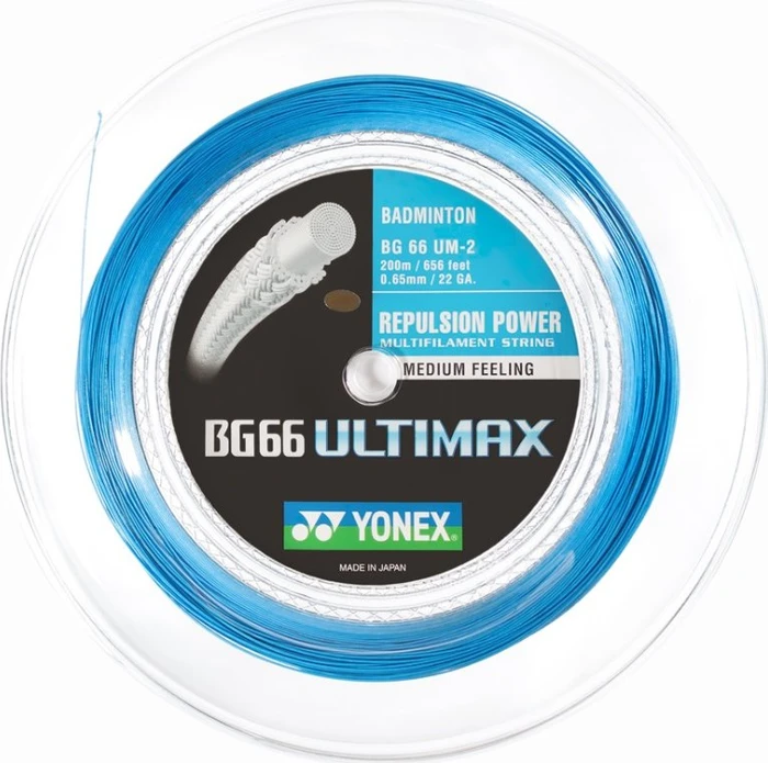 Yonex BG66 Ultimax Badmintonsaite rot