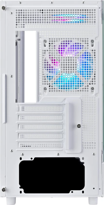 SilverStone Lucid 04, weiß, Glasfenster