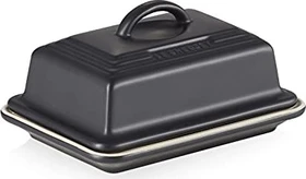 Le Creuset Butterdose schwarz matt