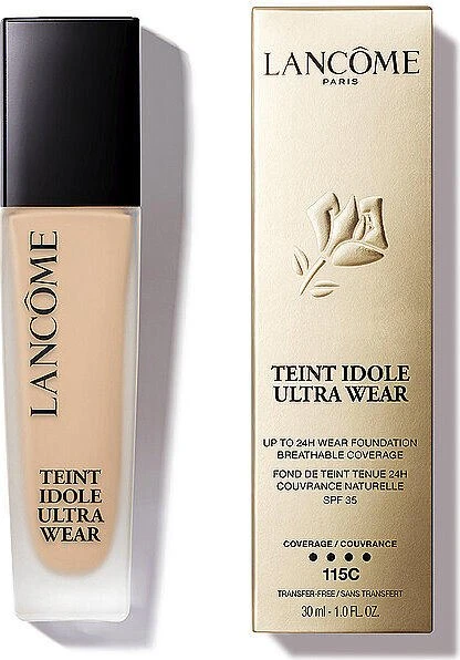 Lancôme Teint Idole Ultra Wear 24h Breathable Foundation 115C LSF35, 30ml