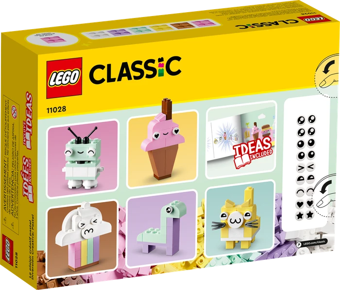 LEGO Classic - Pastell Kreativ-Bauset