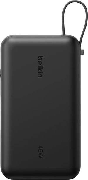 Belkin UltraCharge Powerbank mit integriertem Kabel (36 cm) 20K schwarz