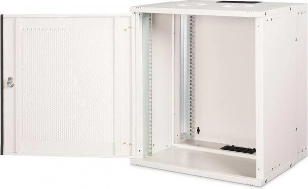 Digitus Professional SoHo Pro Line 19" Wandgehäuse 12HE, unmontiert, Stahltür, IP20, RAL 7035, 400mm tief