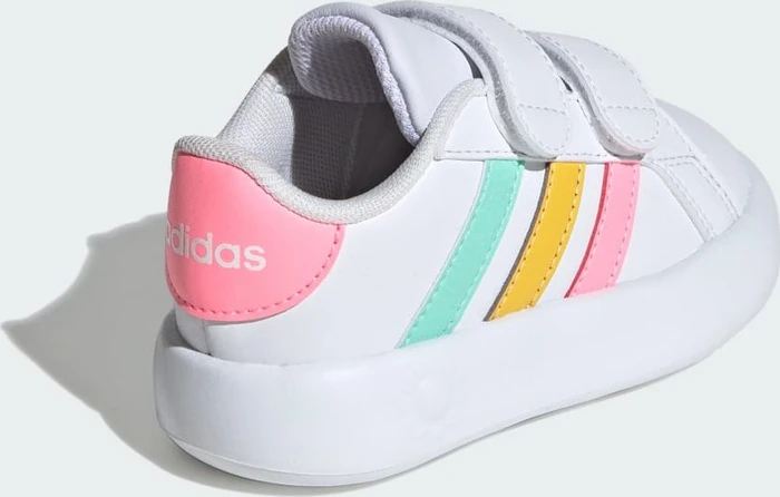 adidas Grand Court 2.0 cloud white/pulse mint/beam pink (Junior)