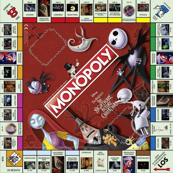Monopoly Nightmare Before Christmas