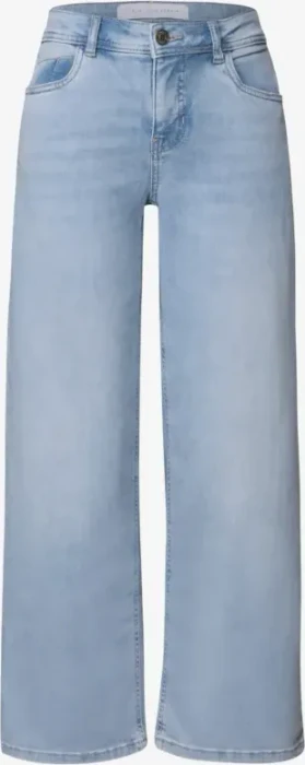 Street One Studio Bleached Wide Leg Jeans ultra bleach random (Damen)