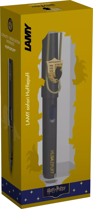 Lamy safari Harry Potter Hufflepuff schwarz, rechte Hand, mittel