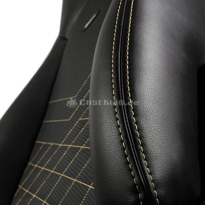 noblechairs Icon Gamingstuhl, schwarz/gold