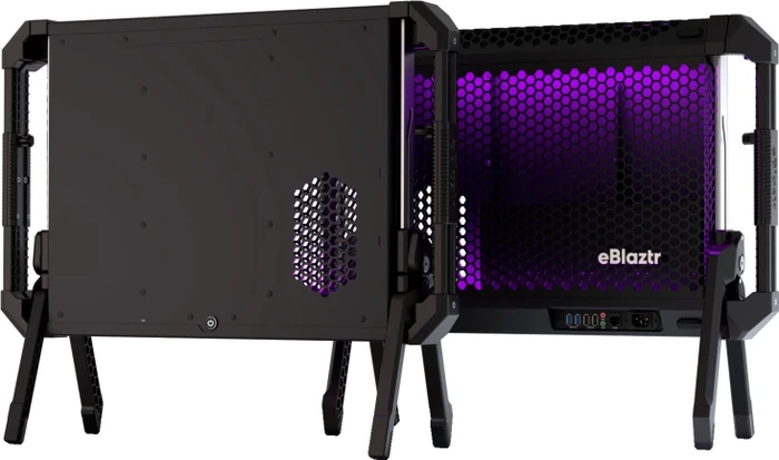 eBlaztr PC-Case, schwarz, Mini-ITX
