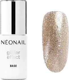 Neonail Base Coat UV-Nagellack gold twinkle, 7.2ml