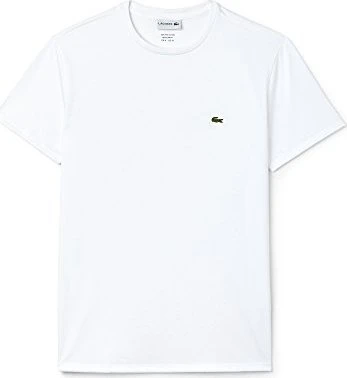 Lacoste Pima-Baumwolle T-Shirt kurzarm weiß (Herren)