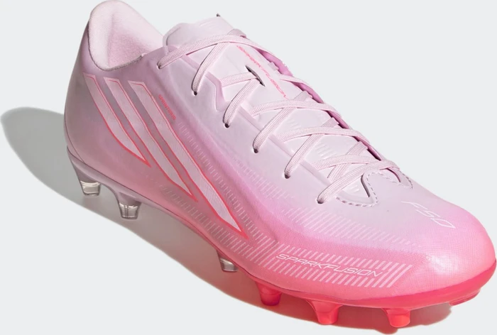 adidas F50 Sparkfusion League FG/AG solar turbo/cloud white/distilled pink