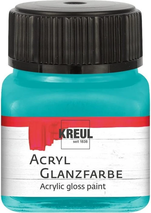 Kreul Acryl Glanzfarbe, türkis, 20ml (79227)
