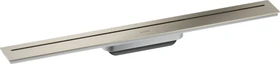 Hansgrohe Axor Drain Duschrinne, Fertigset 700 zur Wandmontage, brushed nickel