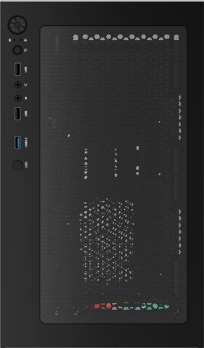 AeroCool Viewport Mini [V2], schwarz, Glasfenster