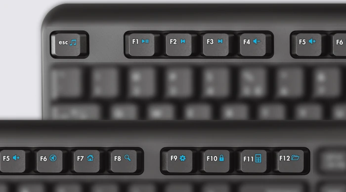 Trust TK-350 Silent Wireless Keyboard, schwarz, USB, DE