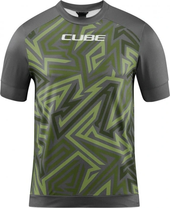 Cube ATX TM Trikot kurzarm olive'n'grey (Herren)