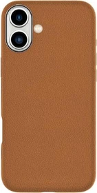 eSTUFF Infinite Venice Magnetic Leather Cover für Apple iPhone 16 braun