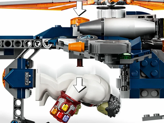 LEGO Marvel Super Heroes Spielset - Avengers Hulk Helikopter Rettung