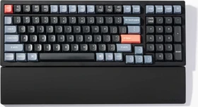 Keychron PR51 Silicone Palm Rest für Keychron K4 Pro, Q5, V5, Handballenauflage (Tastatur), schwarz