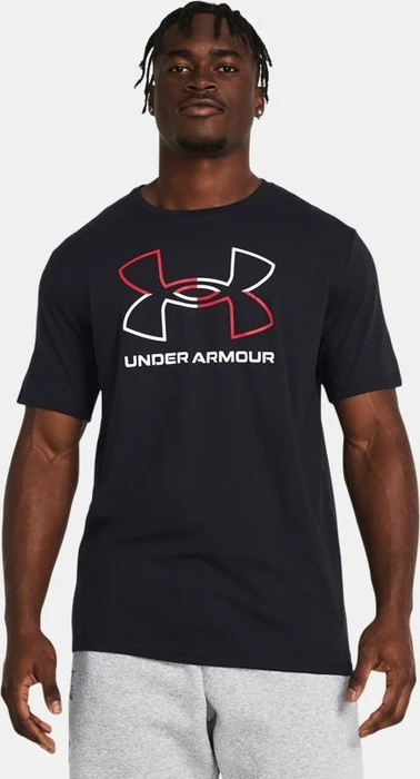 Under Armour Foundation Funktionsshirt kurzarm schwarz/rot/weiß (Herren)
