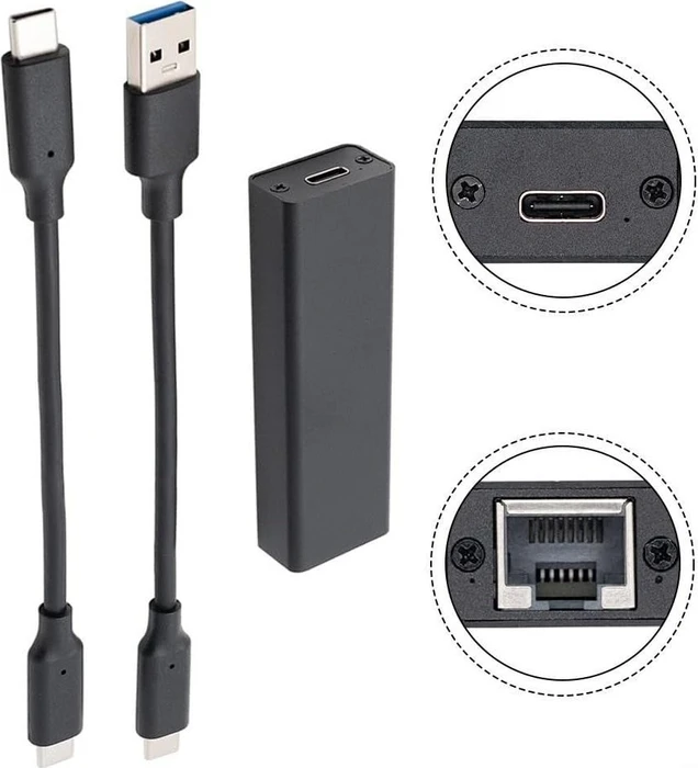 Diverse WP-UT5 5G LAN-Adapter, RJ-45, USB-C 3.1 [Buchse] (verschiedene Markenbezeichnungen)