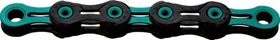 KMC DLC11 11-fach 118 Glieder Kette black/celeste