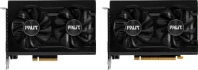 Palit GeForce RTX 3050 Dual / Dual V1 (GA107), 8GB GDDR6, DVI, HDMI, DP