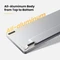 Lofree Flow84, Silver, LEDs weiß, Kailh LOW PROFILE Ghost, USB/Bluetooth, US Vorschaubild