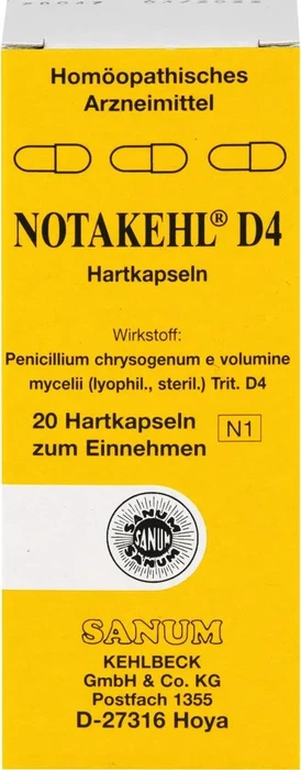 Notakehl D4 Hartkapseln, 20 Stück