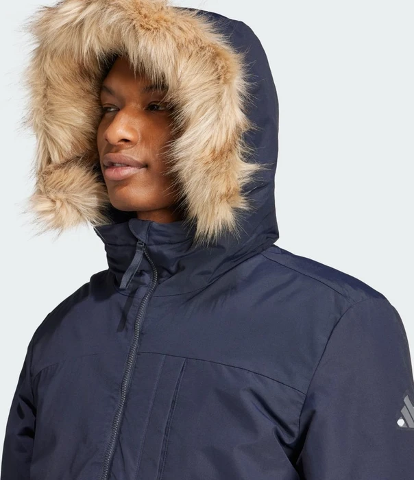 adidas Paveric Fur Mantel legend ink (Herren)