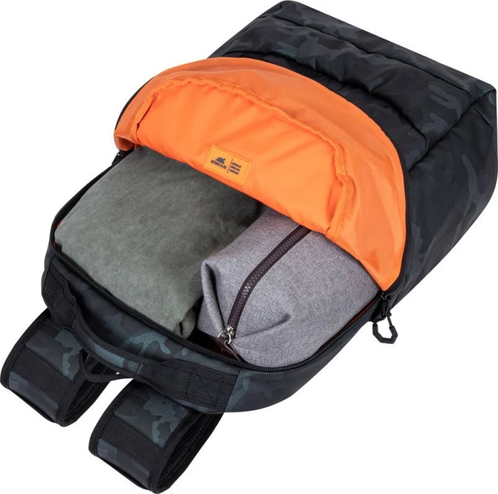 RivaCase 7631 Sherwood ECO 15.6" Laptop-Rucksack, navy camo
