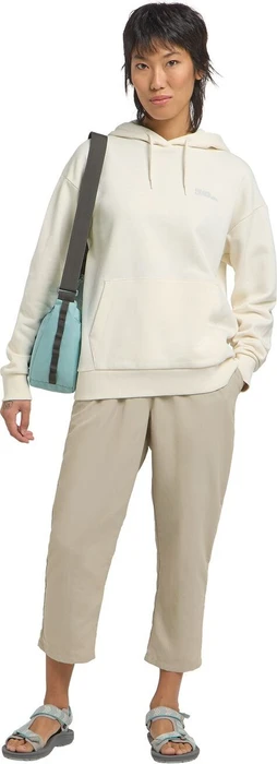 Jack Wolfskin Essential Hoodie cotton white (Damen)