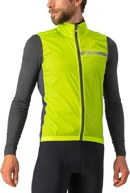 Castelli Squadra Stretch Fahrradweste electric lime/dark grey (Herren)