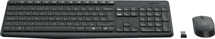 Logitech Wireless Desktop MK235, USB, EU